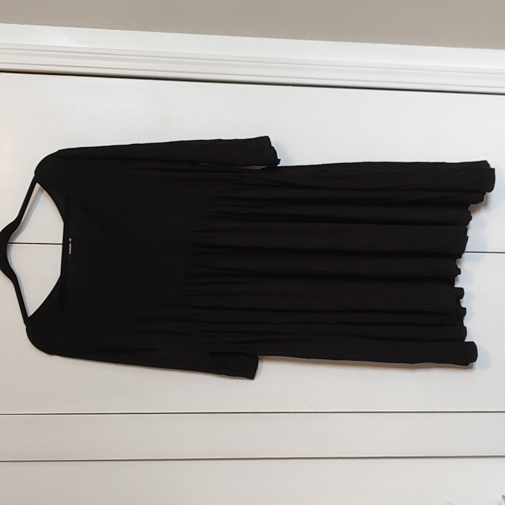 Black babydoll dress